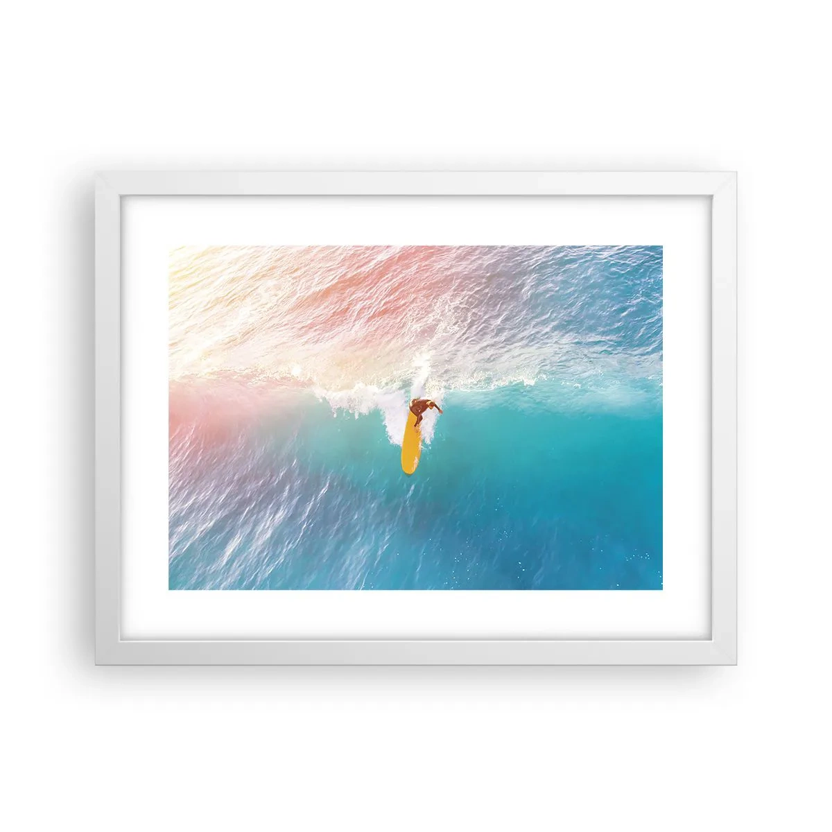 Poster in cornice bianca - Il cavaliere dell'oceano - 40x30 cm