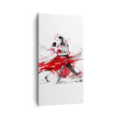 Quadro su tela - Stampe su Tela - Tango: il ritmo della passione - 55x100 cm