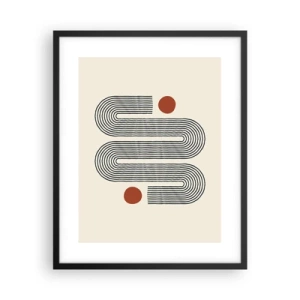 Poster in cornice nera - Dall'inizio alla fine - 40x50 cm