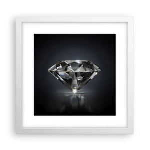 Poster in cornice bianca - Best girls friend - 30x30 cm