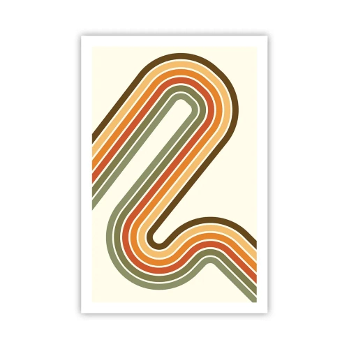 Poster - Zig zag fino alla meta - 61x91 cm
