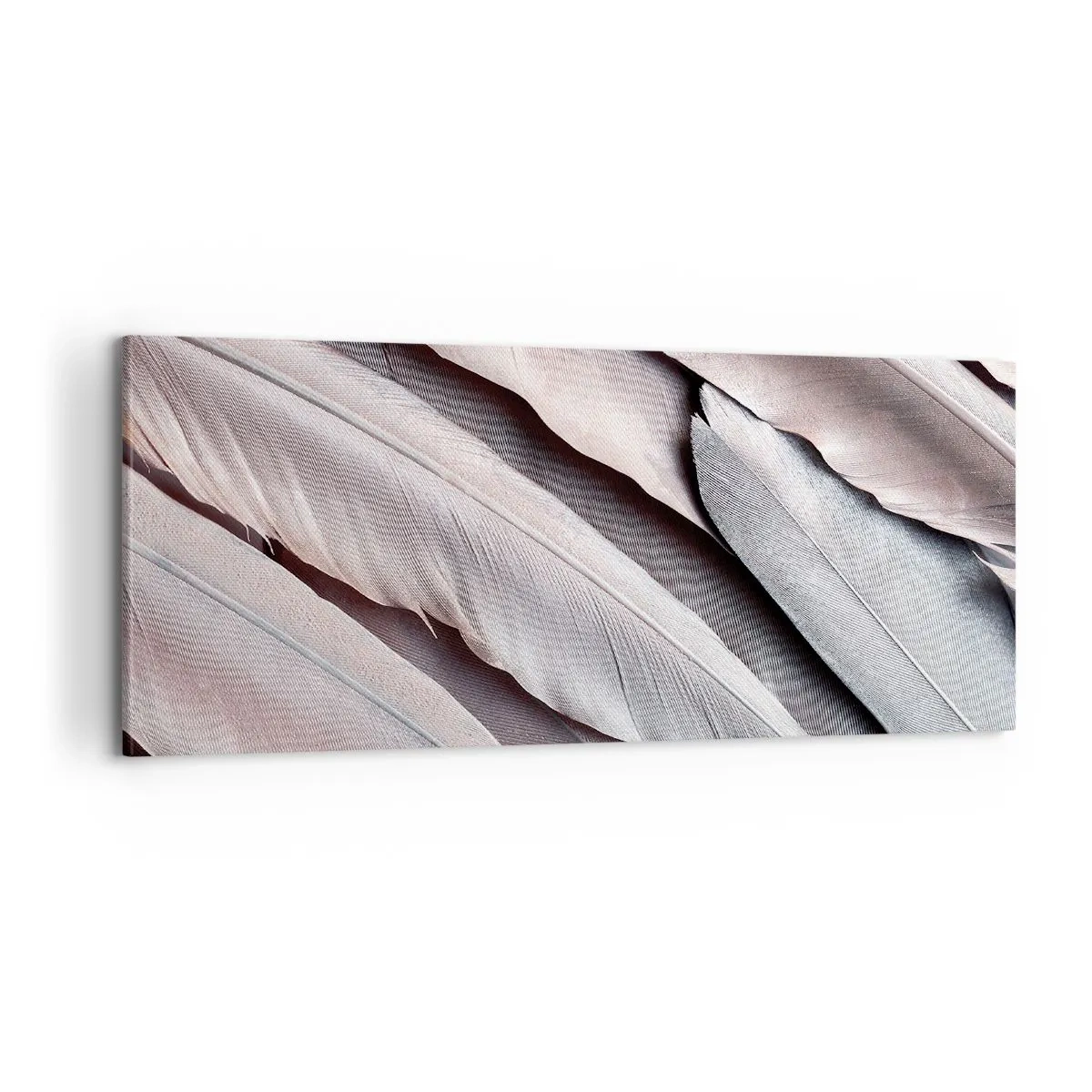 Quadro su tela - Stampe su Tela - Argento rosato - 100x40 cm