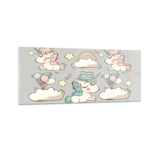 Quadro su vetro - Sicuramente esistono… - 100x40 cm