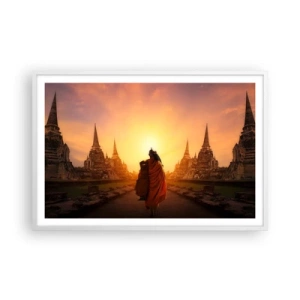 Poster in cornice bianca - In pace per l'eternità - 91x61 cm