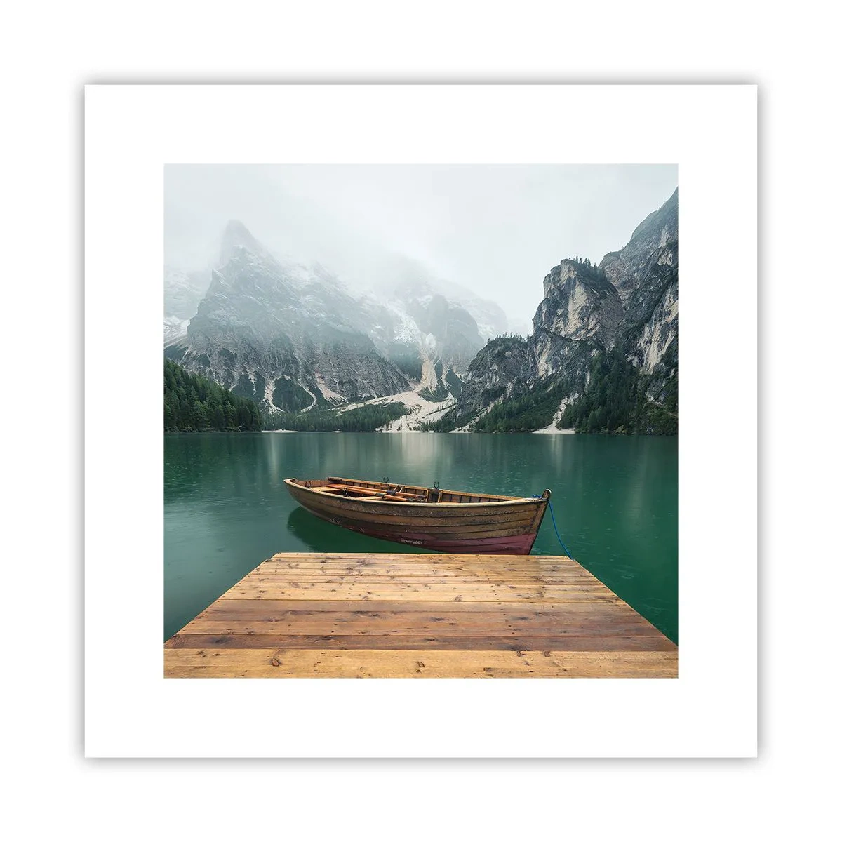 Poster - E attorno le fiere rocce - 30x30 cm