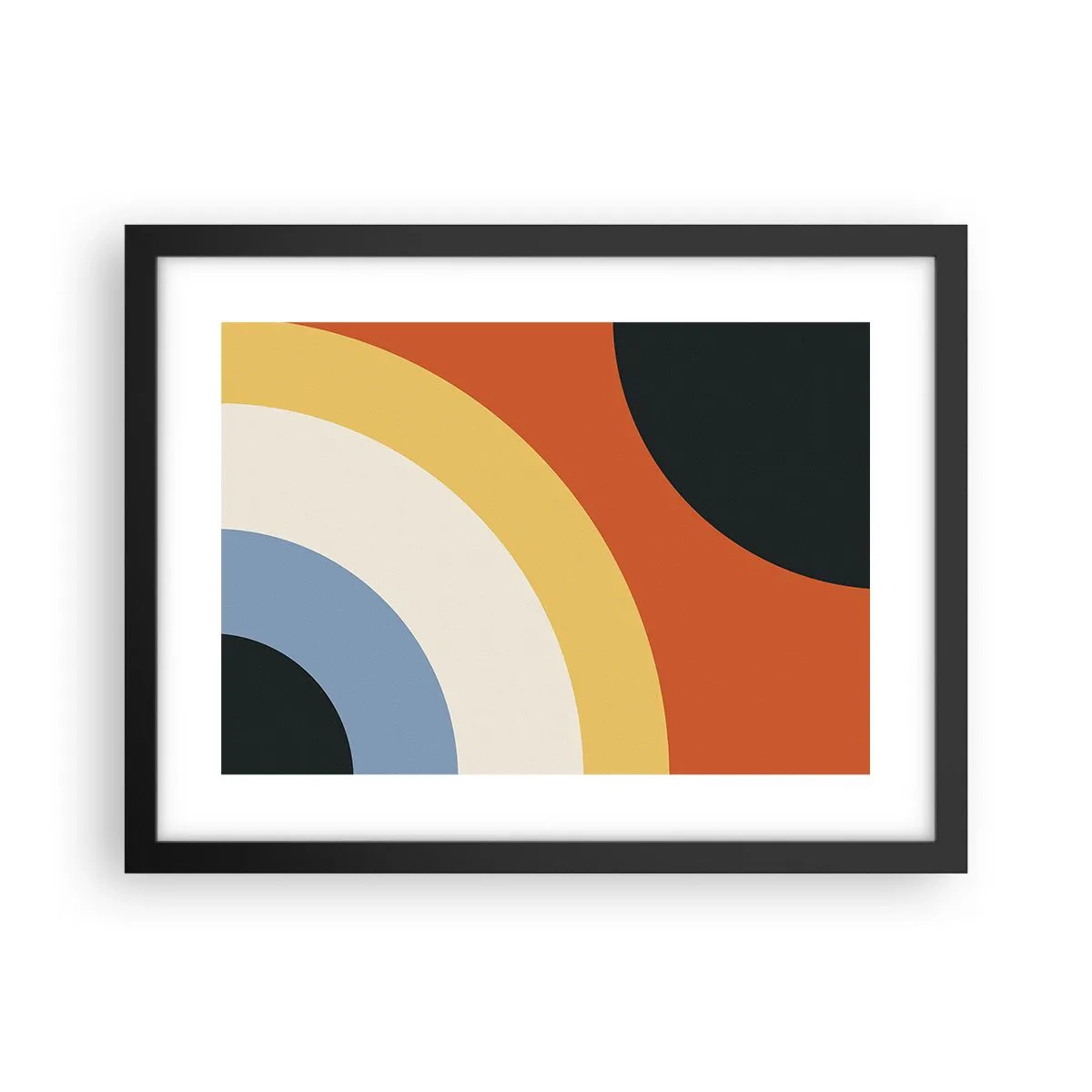 Poster in cornice nera - Verso di se - 40x30 cm