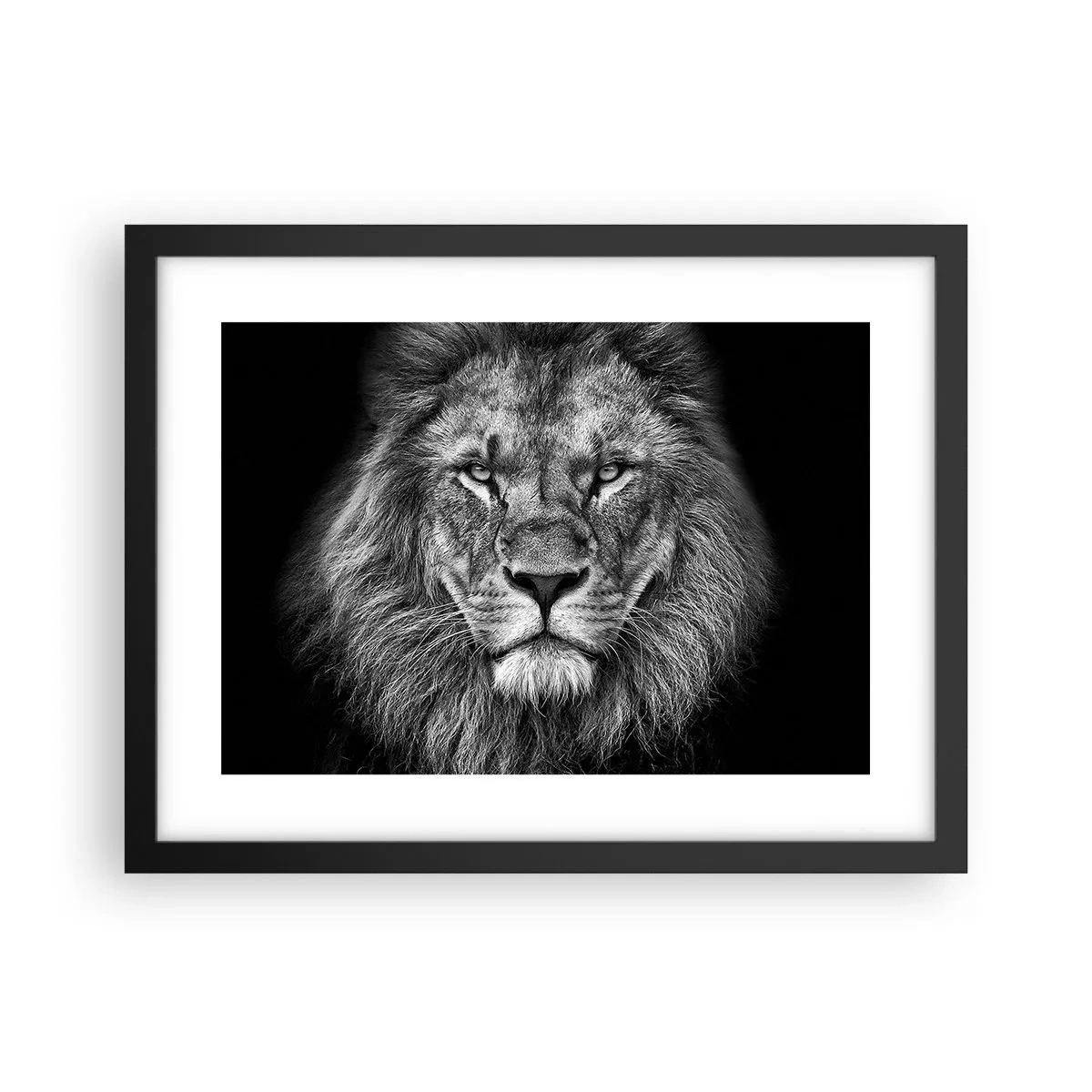 Poster in cornice nera - Nell'abito dell'incoronazione - 40x30 cm
