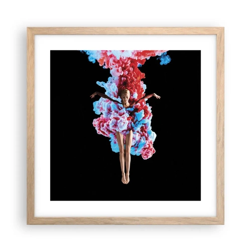 Poster in cornice rovere chiaro - In pieno rigoglio - 40x40 cm