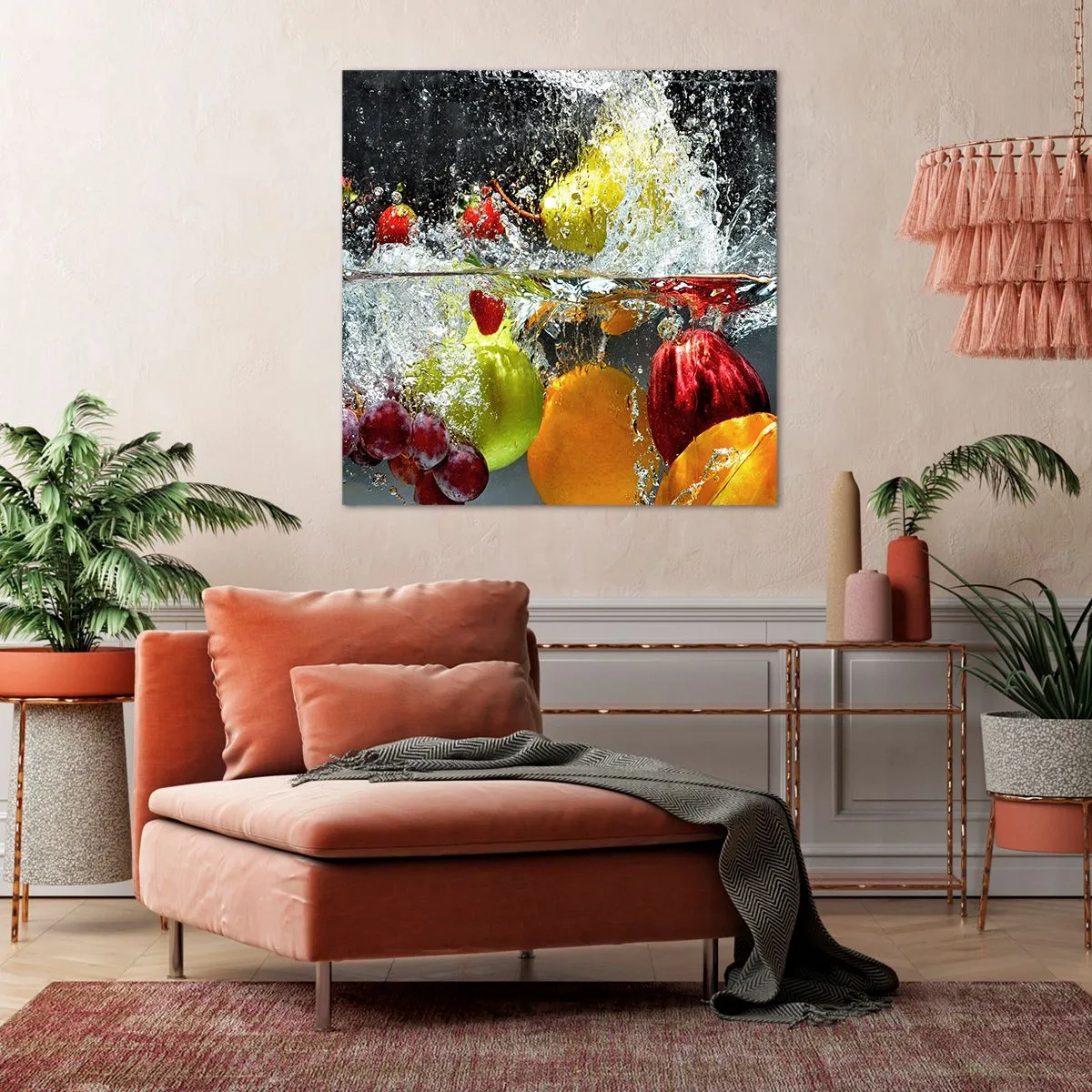 Quadro su tela - Stampe su Tela - Frutta rinfrescante - 40x40 cm