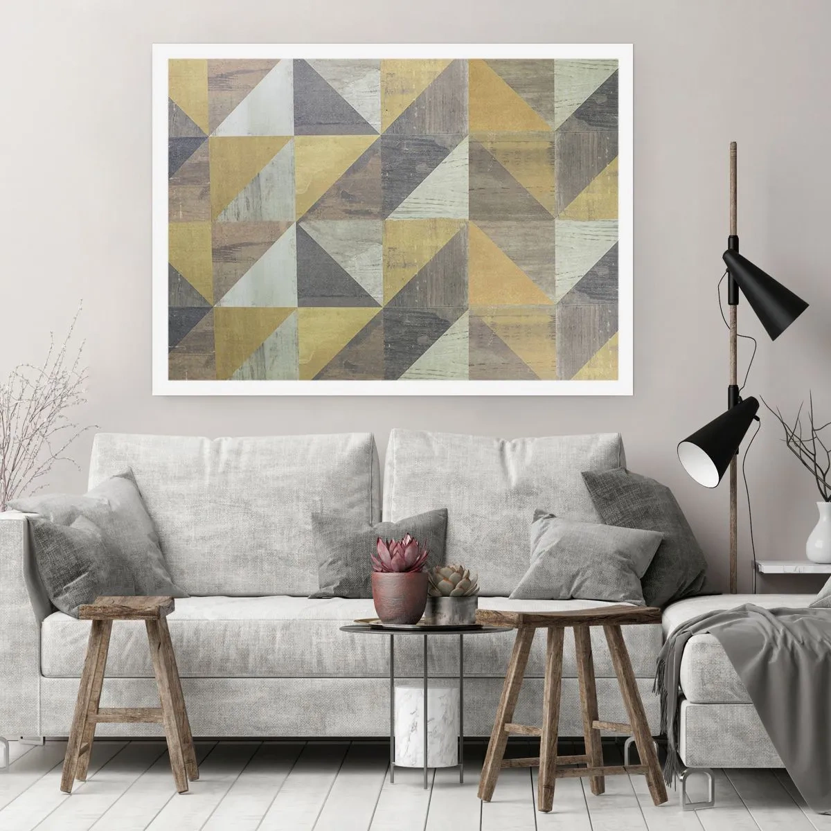Poster - Secondo i triangoli - 70x50 cm