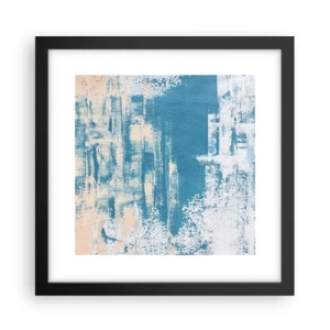 Poster in cornice nera - Attraverso il ghiaccio - 30x30 cm