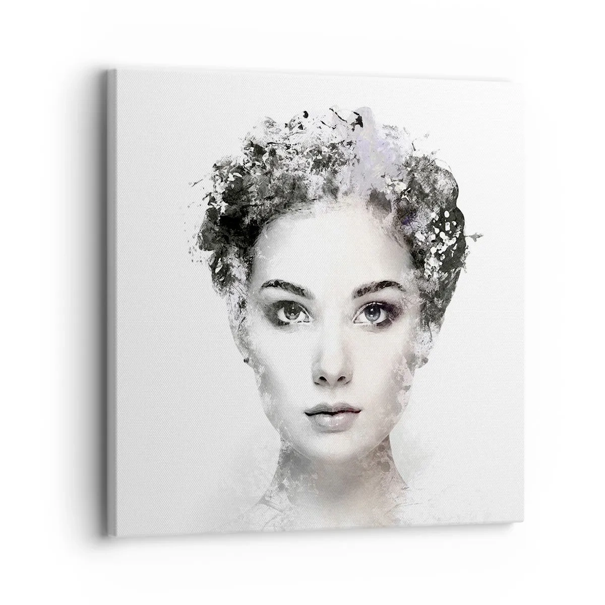Quadro su tela - Stampe su Tela - Ritratto estremamente alla moda - 30x30 cm