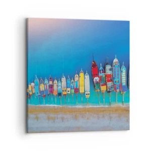 Quadro su tela - Stampe su Tela - A volo d'uccello - 70x70 cm