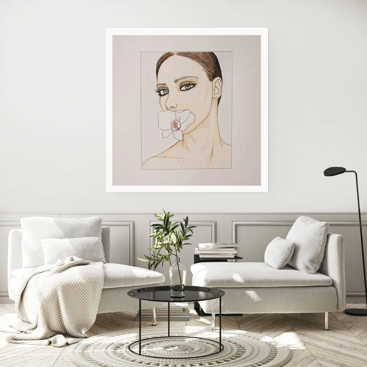 Poster - Simbolo di eleganza e bellezza - 60x60 cm