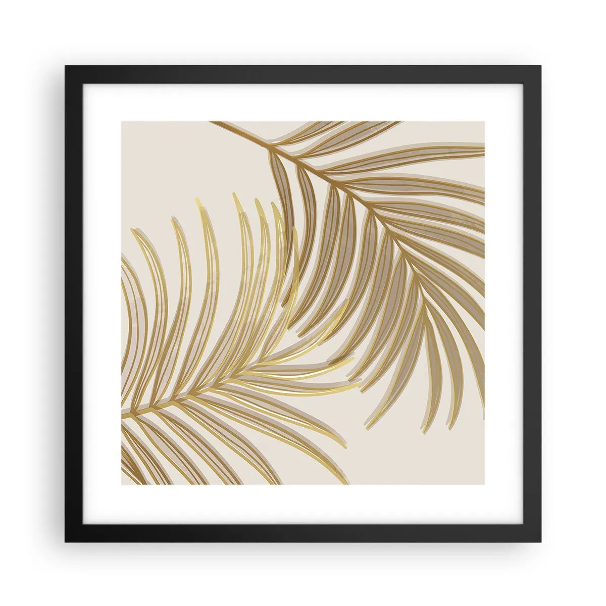 Poster in cornice nera - Palma d'oro! - 40x40 cm