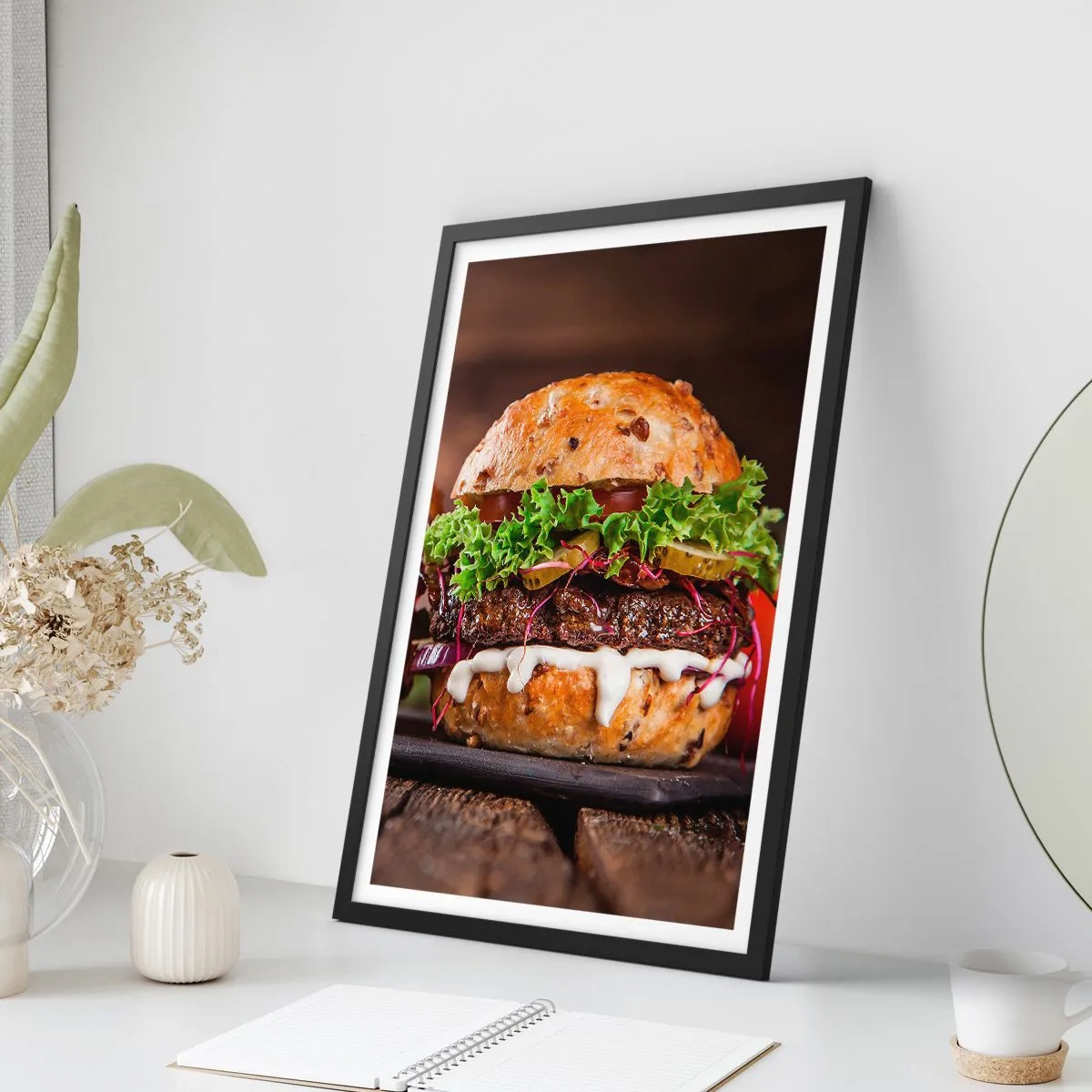 Poster in cornice nera - American dream - 40x50 cm