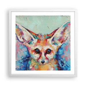 Poster in cornice bianca - Siete pronti per me? - 50x50 cm