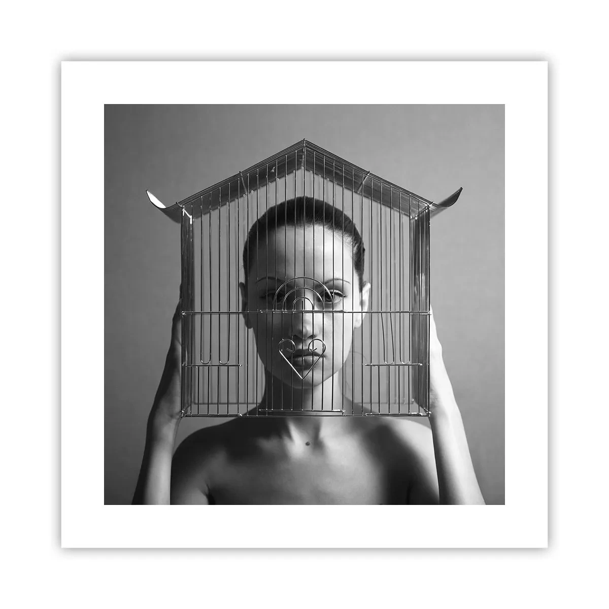 Poster - Ritratto un po' surreale - 40x40 cm