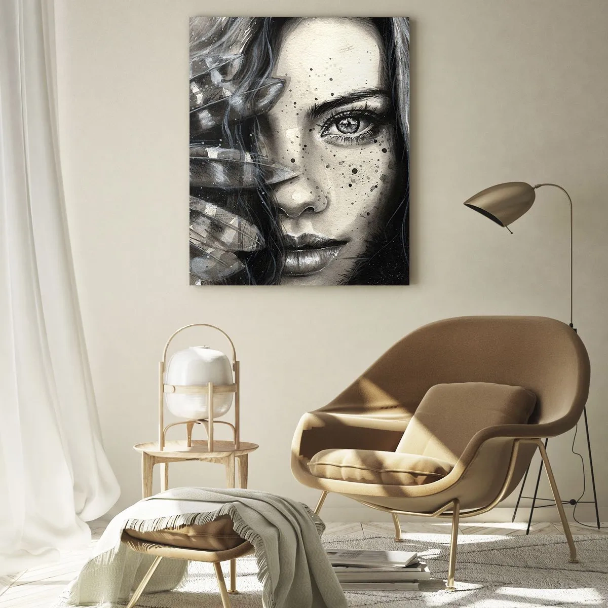 Quadro su vetro - Bellezza selvaggia - 50x70 cm