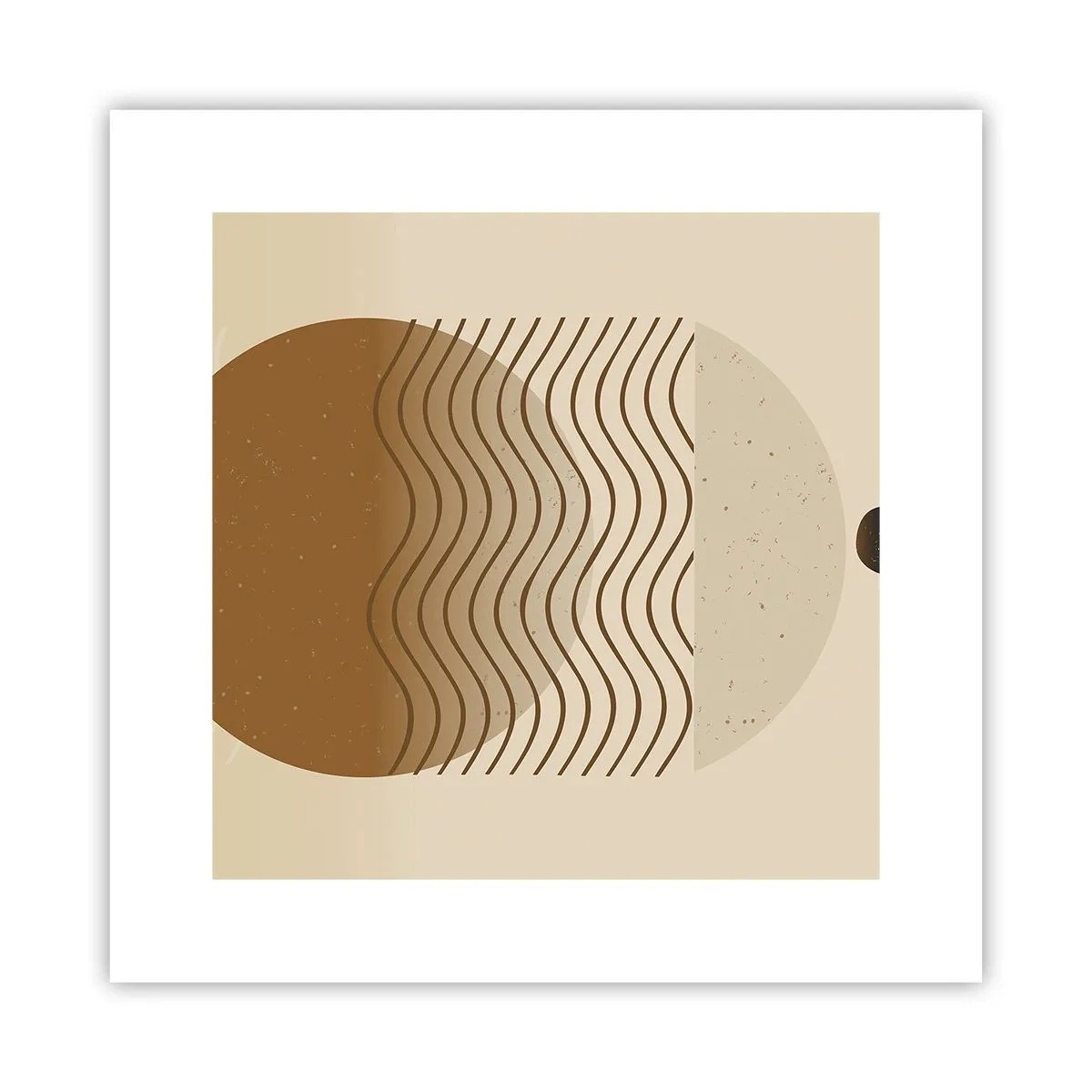 Poster - Sull'origine delle figure geometriche - 30x30 cm