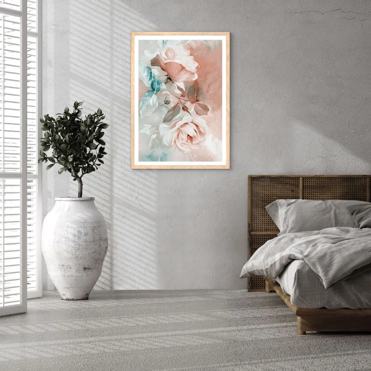 Poster in cornice rovere chiaro - Lo spirito del romanticismo - 70x100 cm