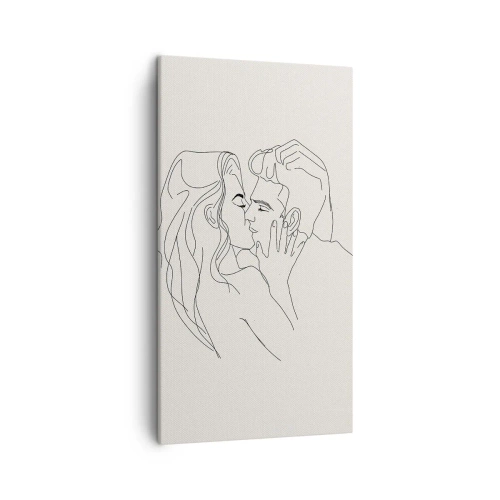 Quadro su tela - Stampe su Tela - Intrecciati dal sentimento - 45x80 cm