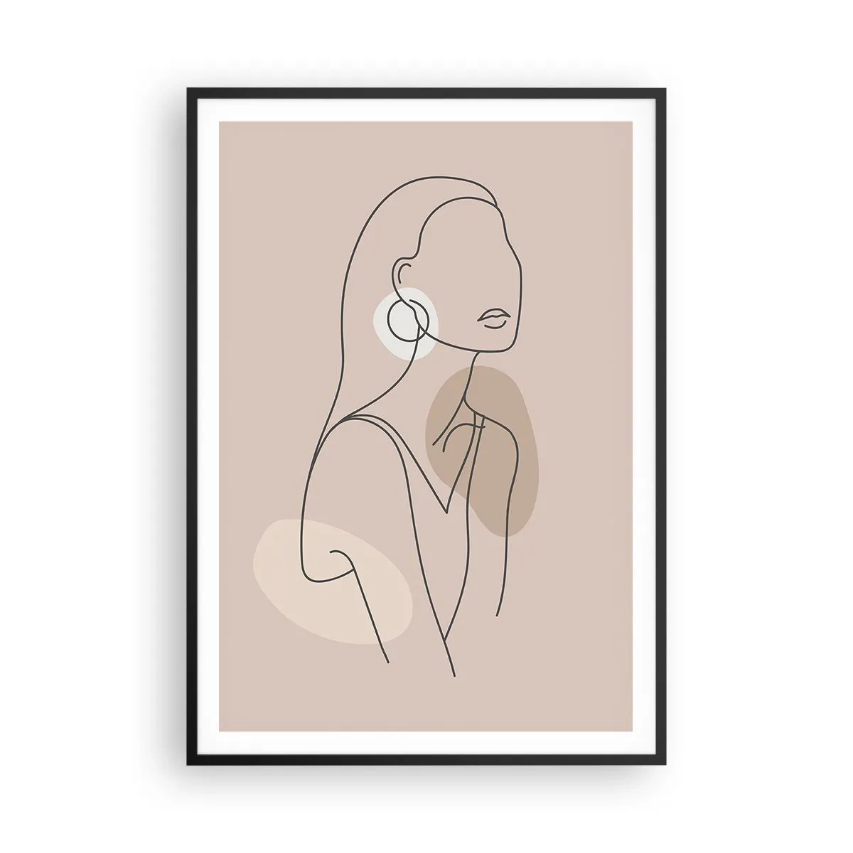 Poster in cornice nera - Icona di giovinezza - 70x100 cm