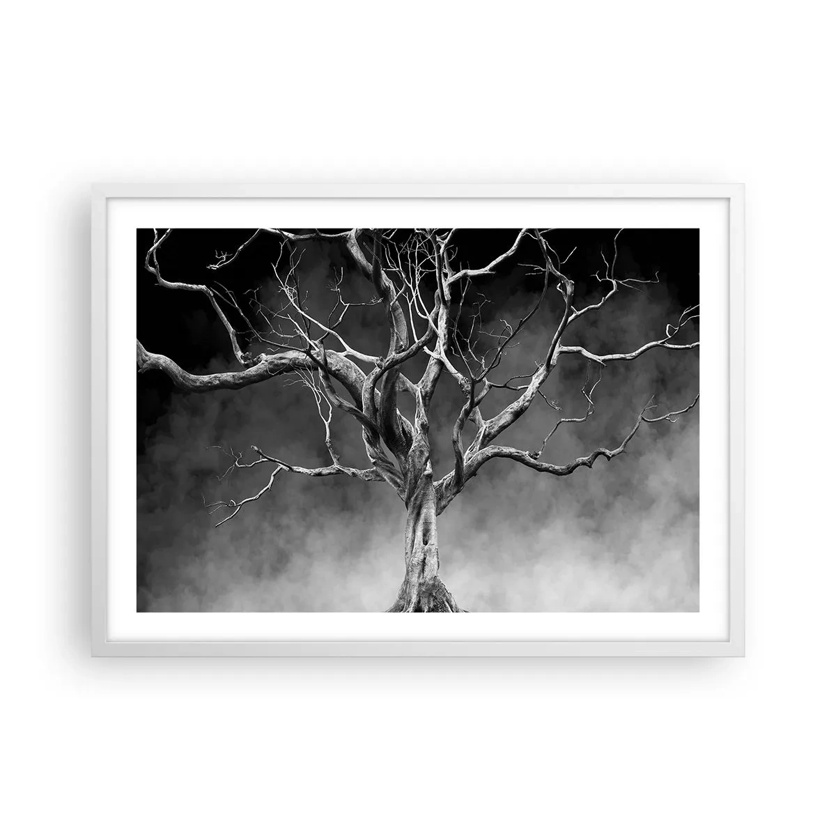 Poster in cornice bianca - Primordiale e sacro - 70x50 cm