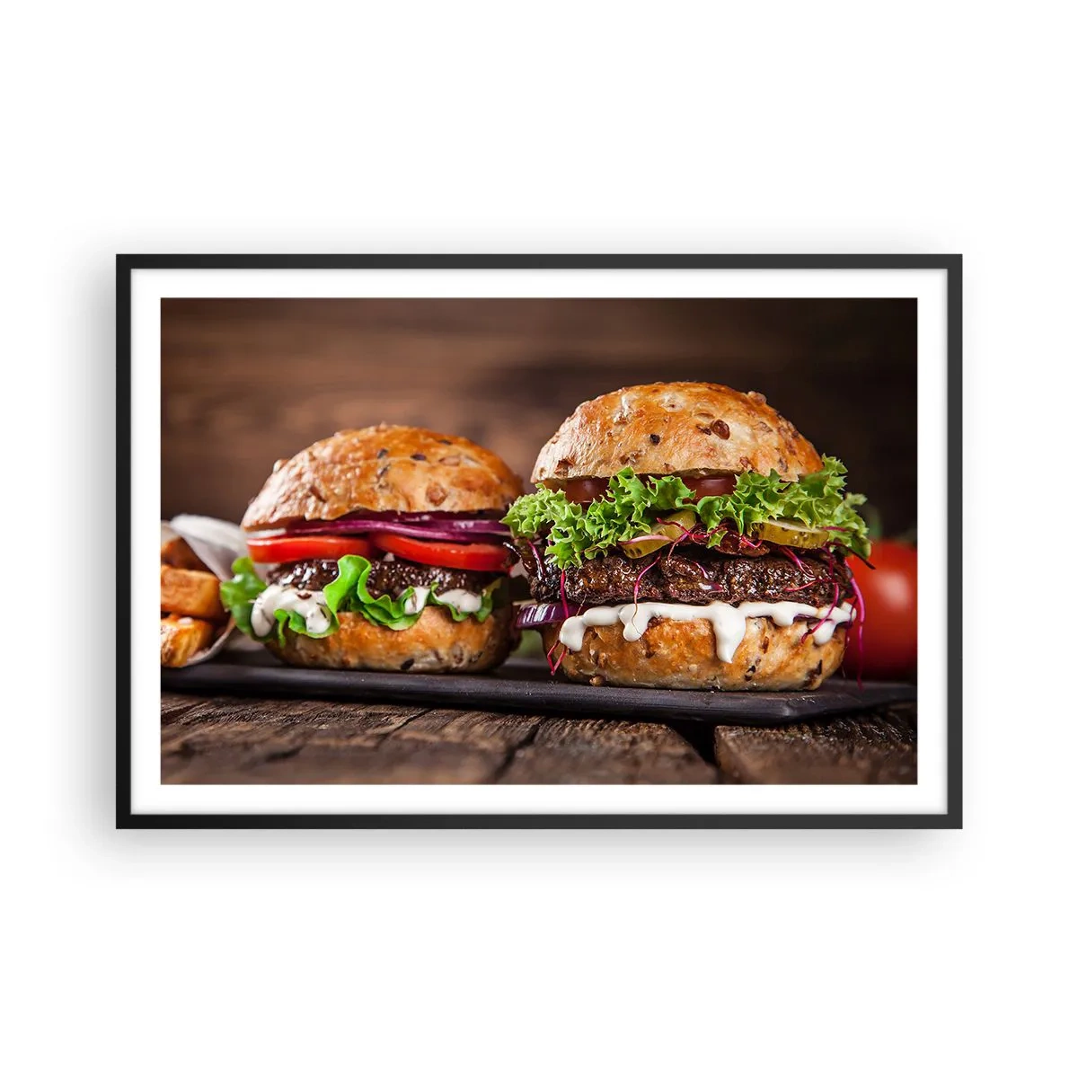 Poster in cornice nera - American dream - 91x61 cm