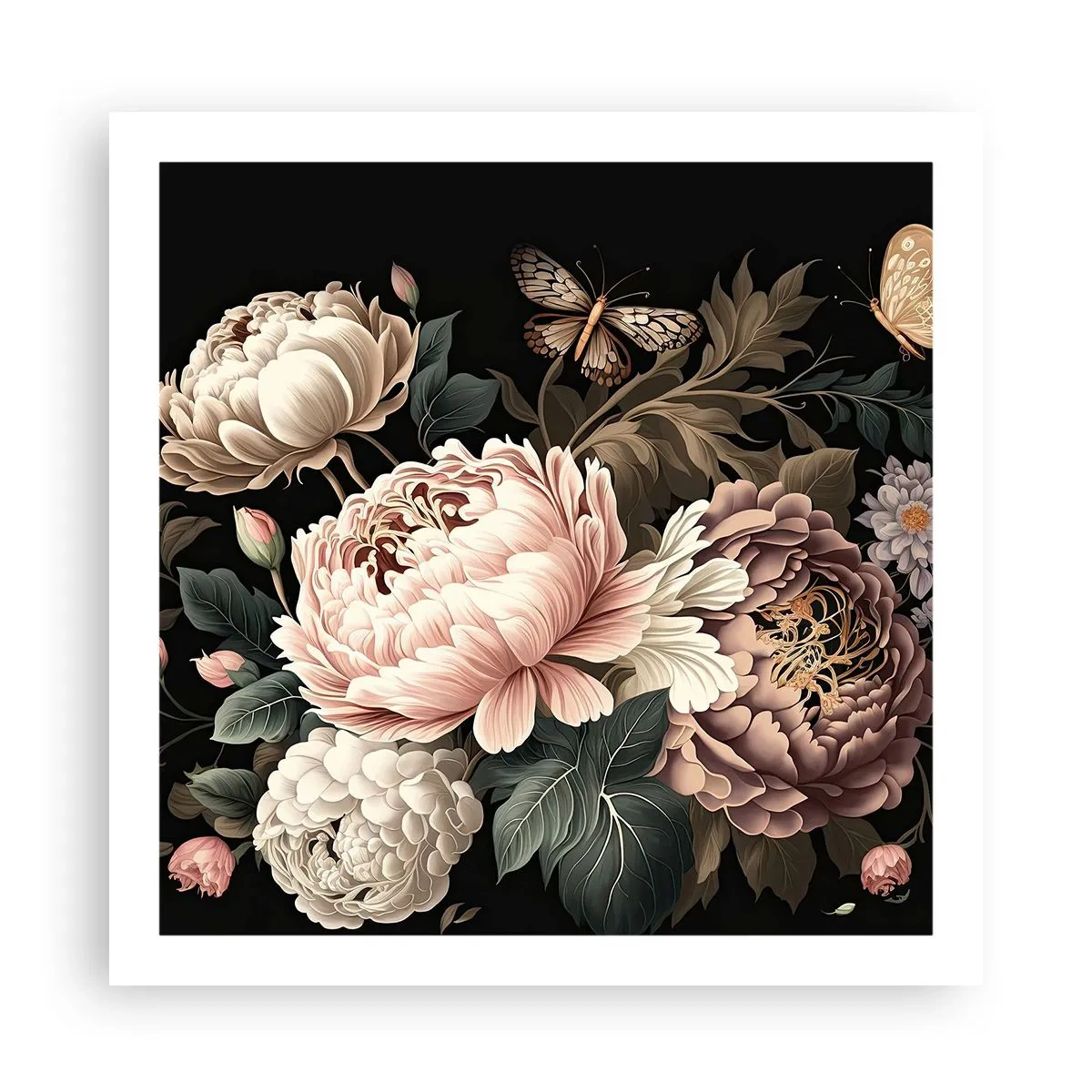 Poster - In stile barocco - 60x60 cm