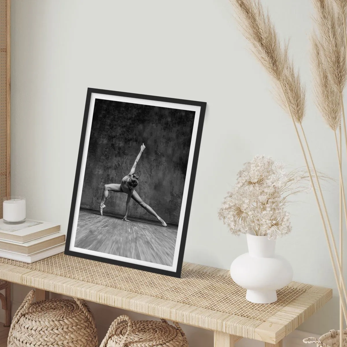 Poster in cornice nera - Ideale di equilibrio - 70x100 cm