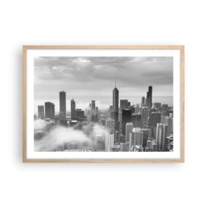 Poster in cornice rovere chiaro - Paesaggio americano - 70x50 cm