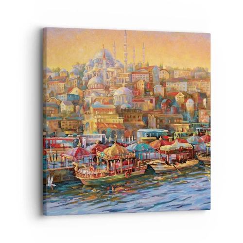 Quadro su tela - Stampe su Tela - Racconto da Istanbul - 30x30 cm