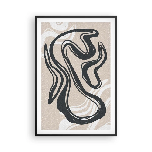 Poster in cornice nera - Espressione moltiplicata - 61x91 cm