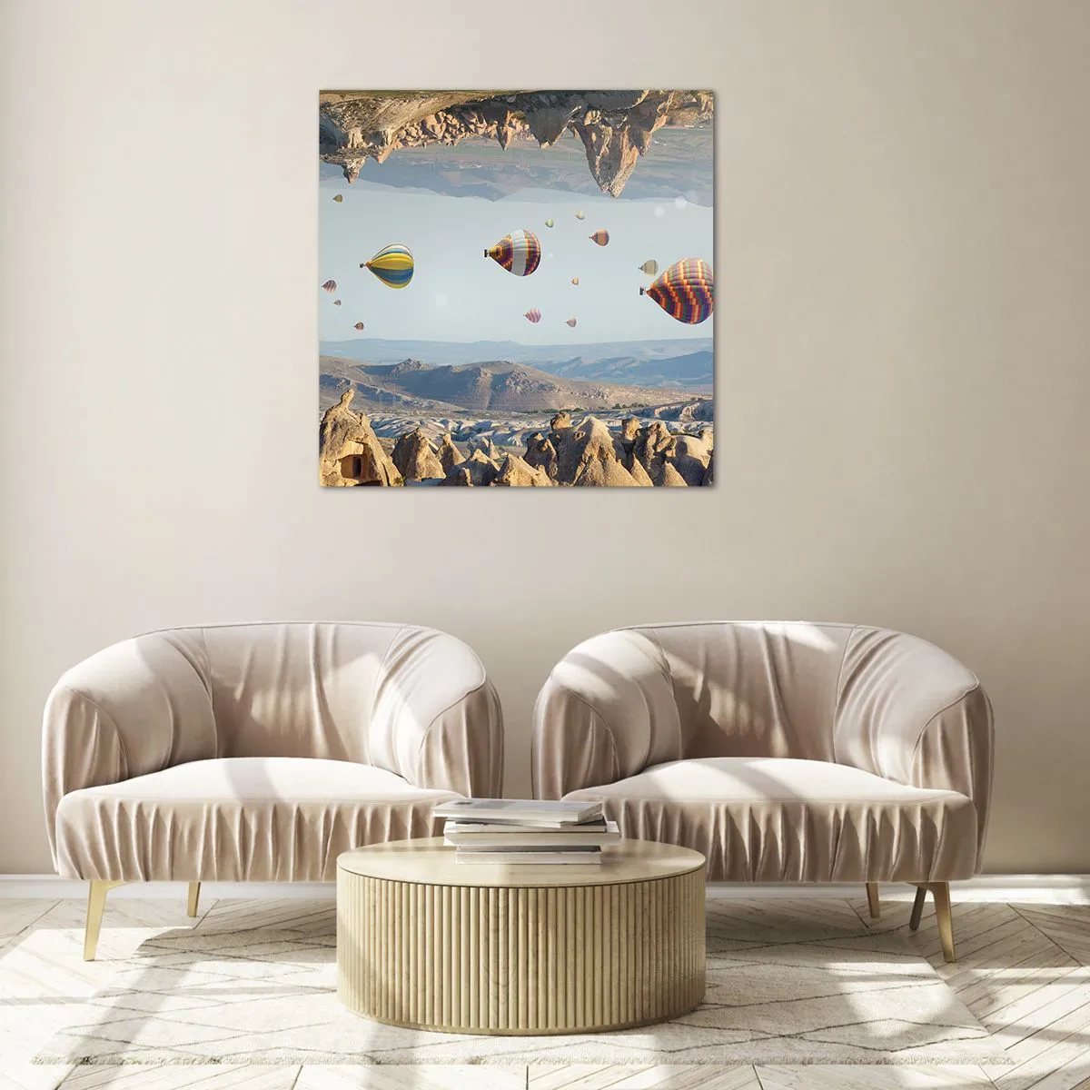 Quadro su vetro - Qui tutto è possibile - 30x30 cm