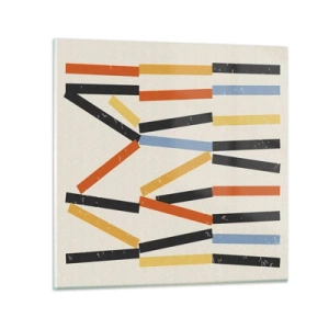 Quadro su vetro - Composizione orizzontale - 30x30 cm