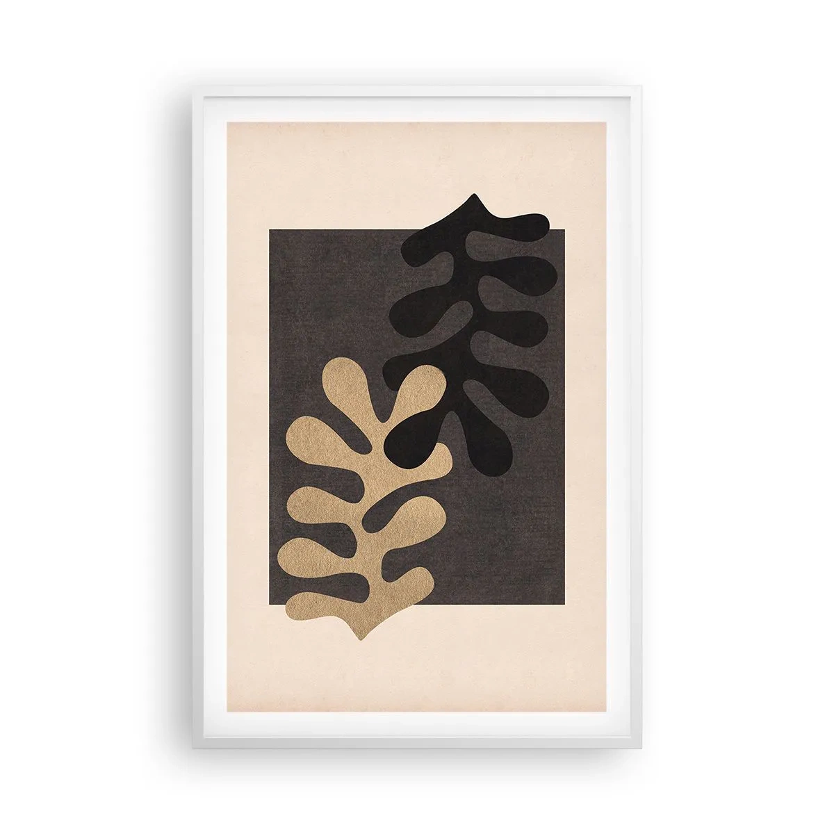 Poster in cornice bianca - Assenza e completamento - 61x91 cm