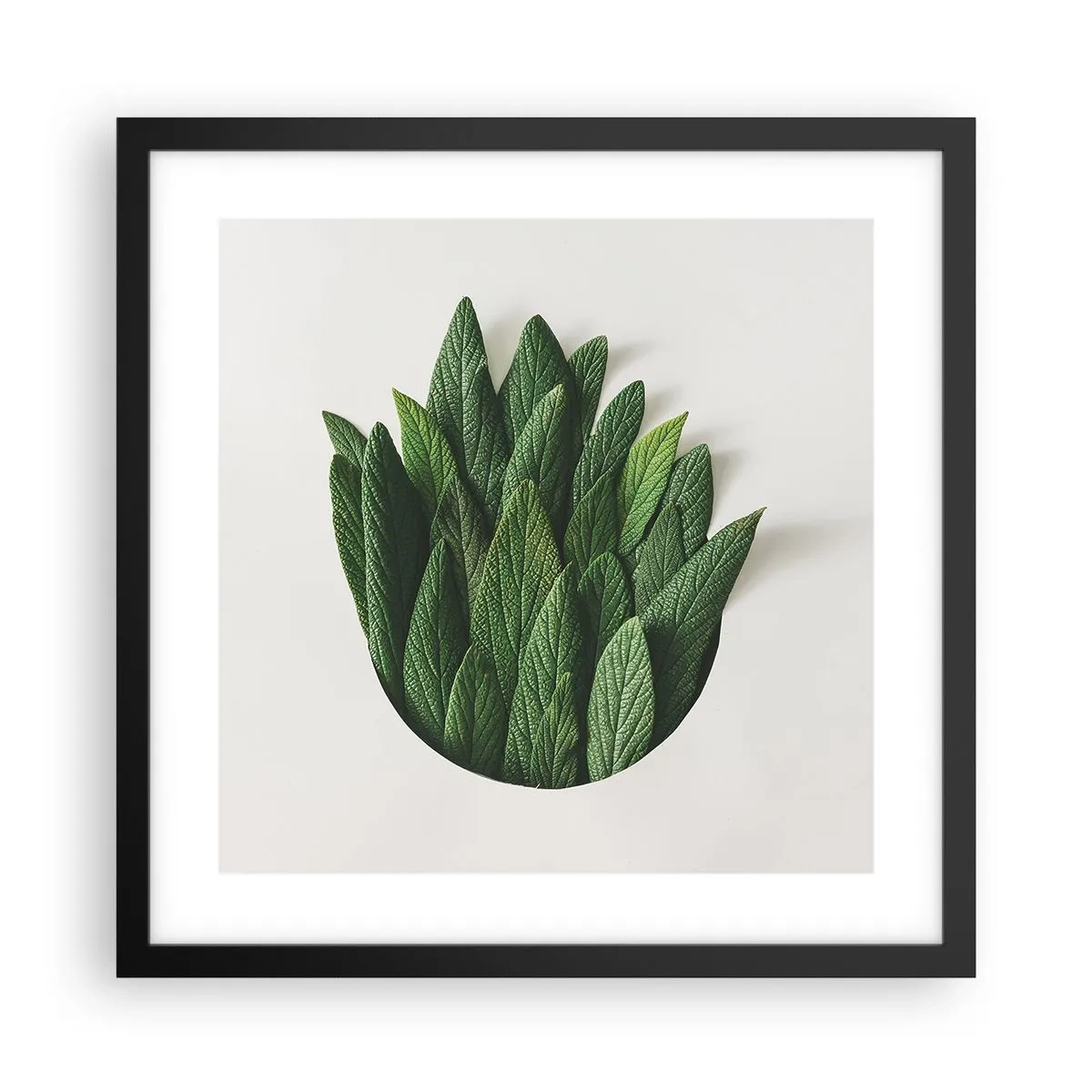 Poster in cornice nera - Curiosità irrefrenabile - 40x40 cm