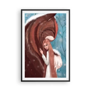 Poster in cornice nera - Benvenuti nella favola - 61x91 cm