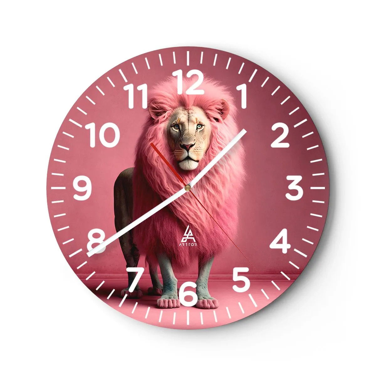 Orologio da parete - Orologio in Vetro - E non mette più paura - 30x30 cm