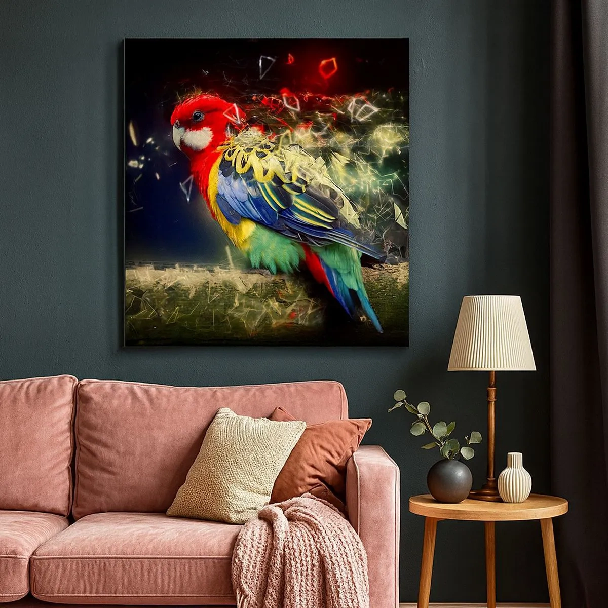 Quadro su tela - Stampe su Tela - Messaggero di luce - 30x30 cm