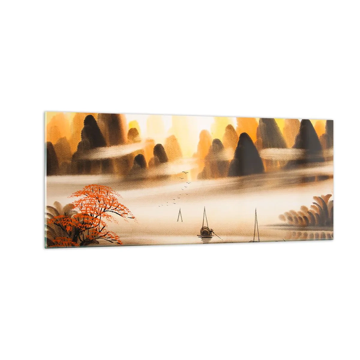 Quadro su vetro - Oltre l'Estremo Oriente - 100x40 cm