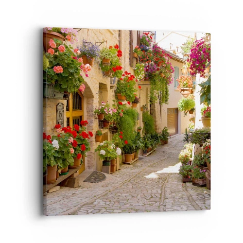 Quadro su tela - Stampe su Tela - Un'esplosione di fiori - 30x30 cm