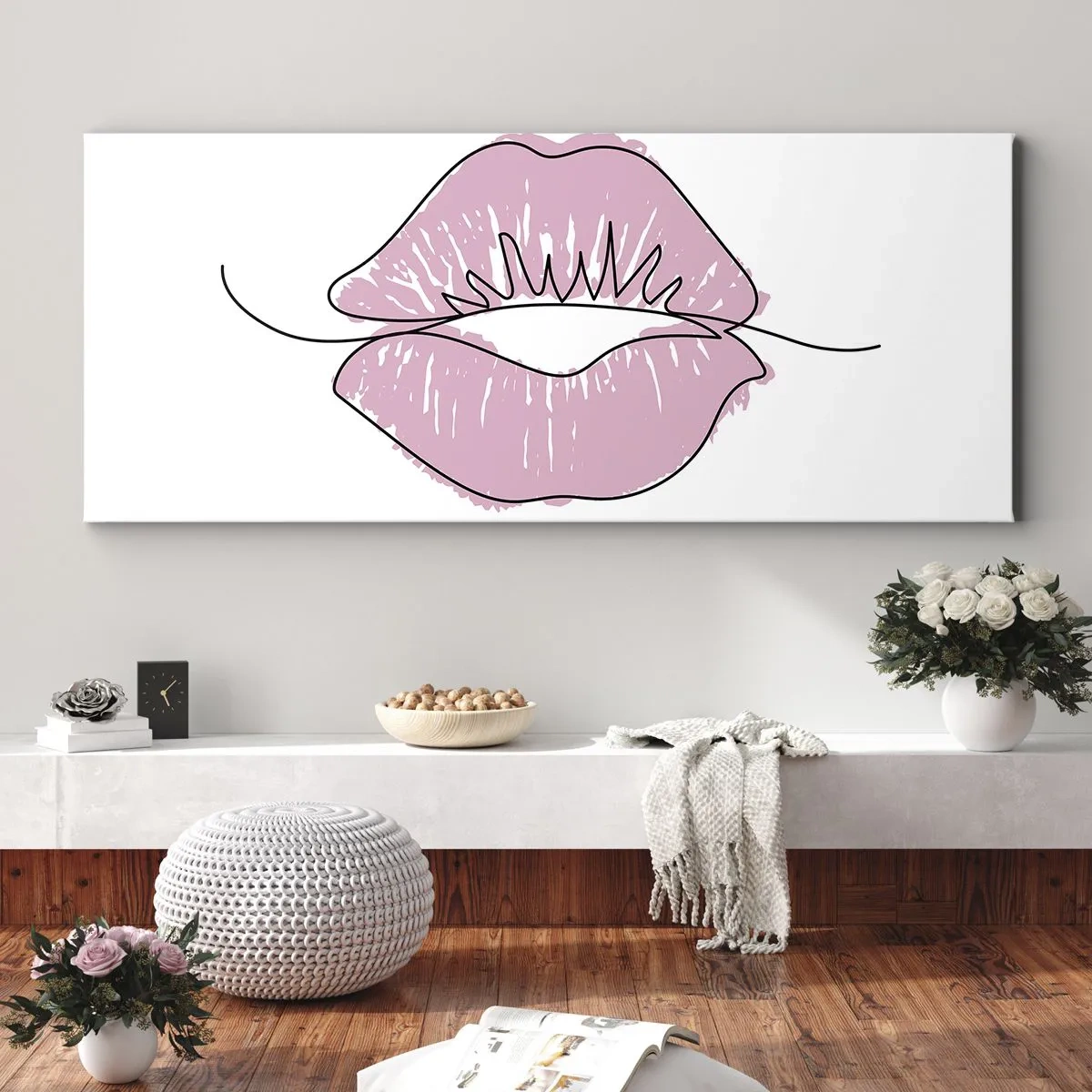 Quadro su tela - Stampe su Tela - Pronti al bacio? - 100x40 cm