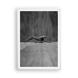 Poster in cornice bianca - Simmetria ritrovata - 70x100 cm