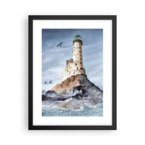 Poster in cornice nera - Invincibile - 30x40 cm