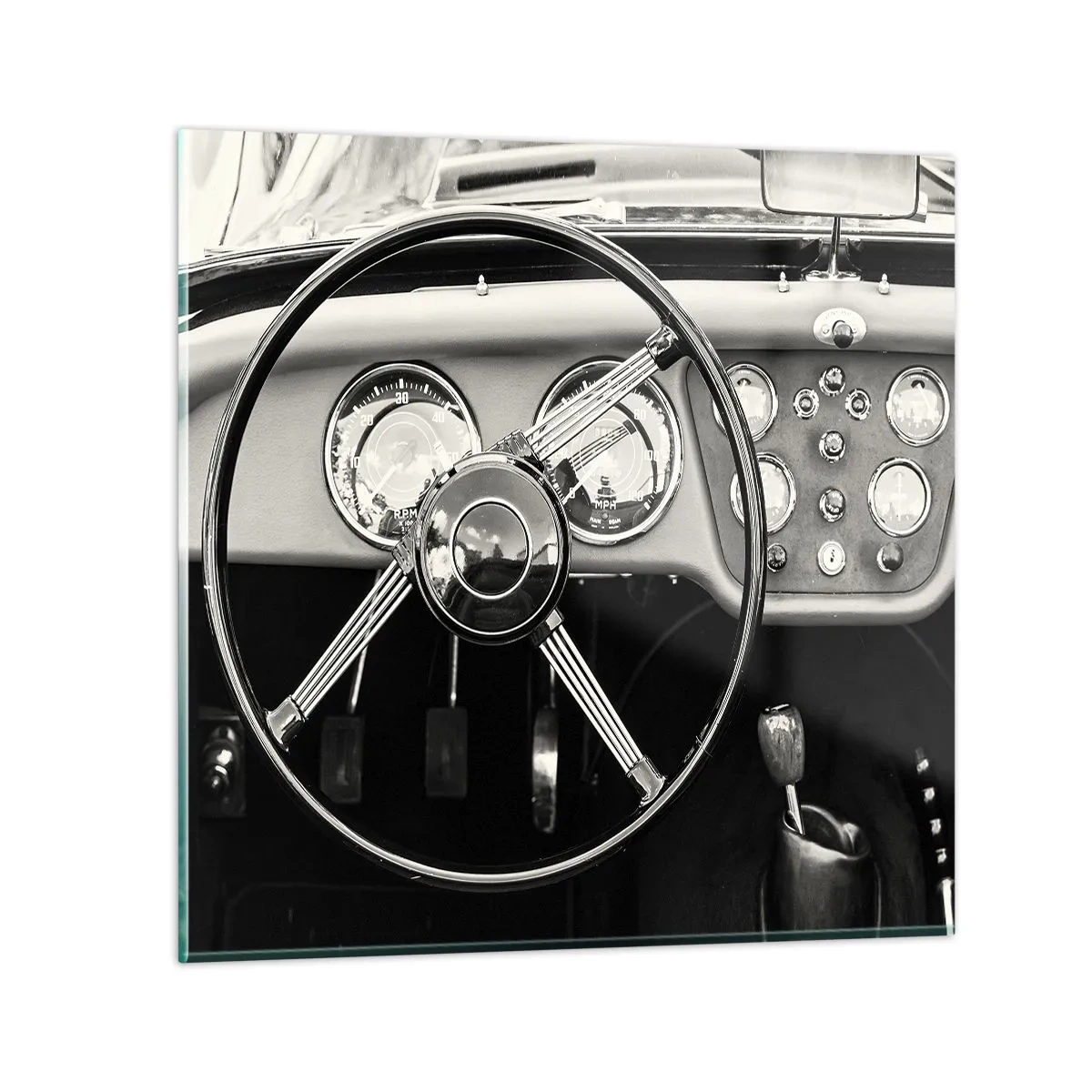 Quadro su vetro - Il sogno del collezionista - 40x40 cm