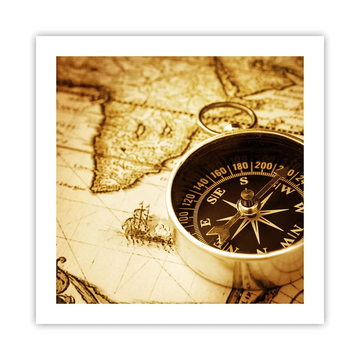 Poster - A est o a ovest? - 50x50 cm