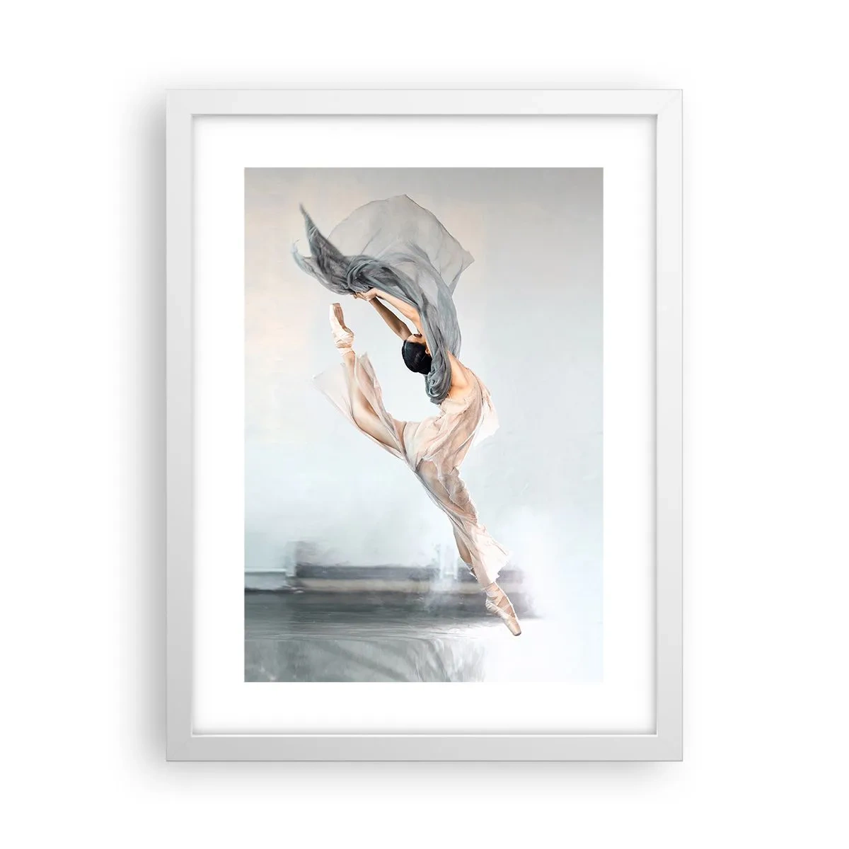 Poster in cornice bianca - Nell'estasi della danza - 30x40 cm