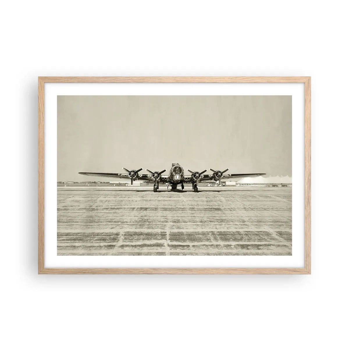 Poster in cornice rovere chiaro - Pronto come sempre - 70x50 cm